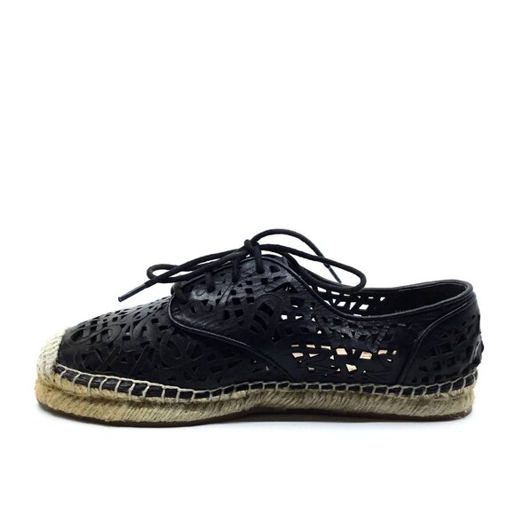 Vince Camuto Dinah Laser-Cut Lace Up Espadrilles - Picture 1 of 6